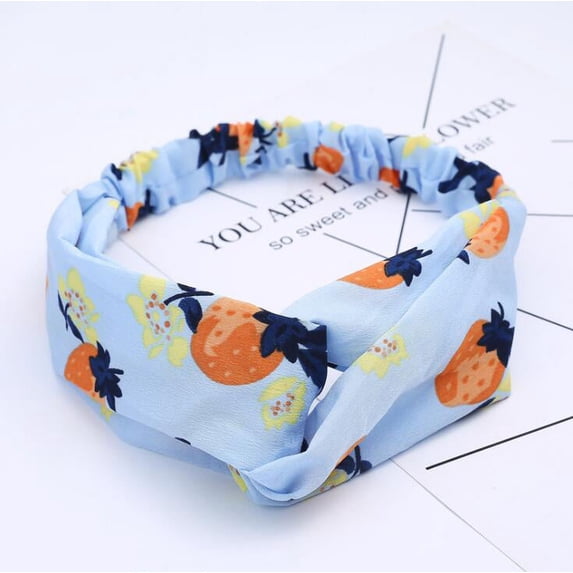 Fashion Print Knotted Women's Headbands - Vintage Hairbands for 4 Seasons