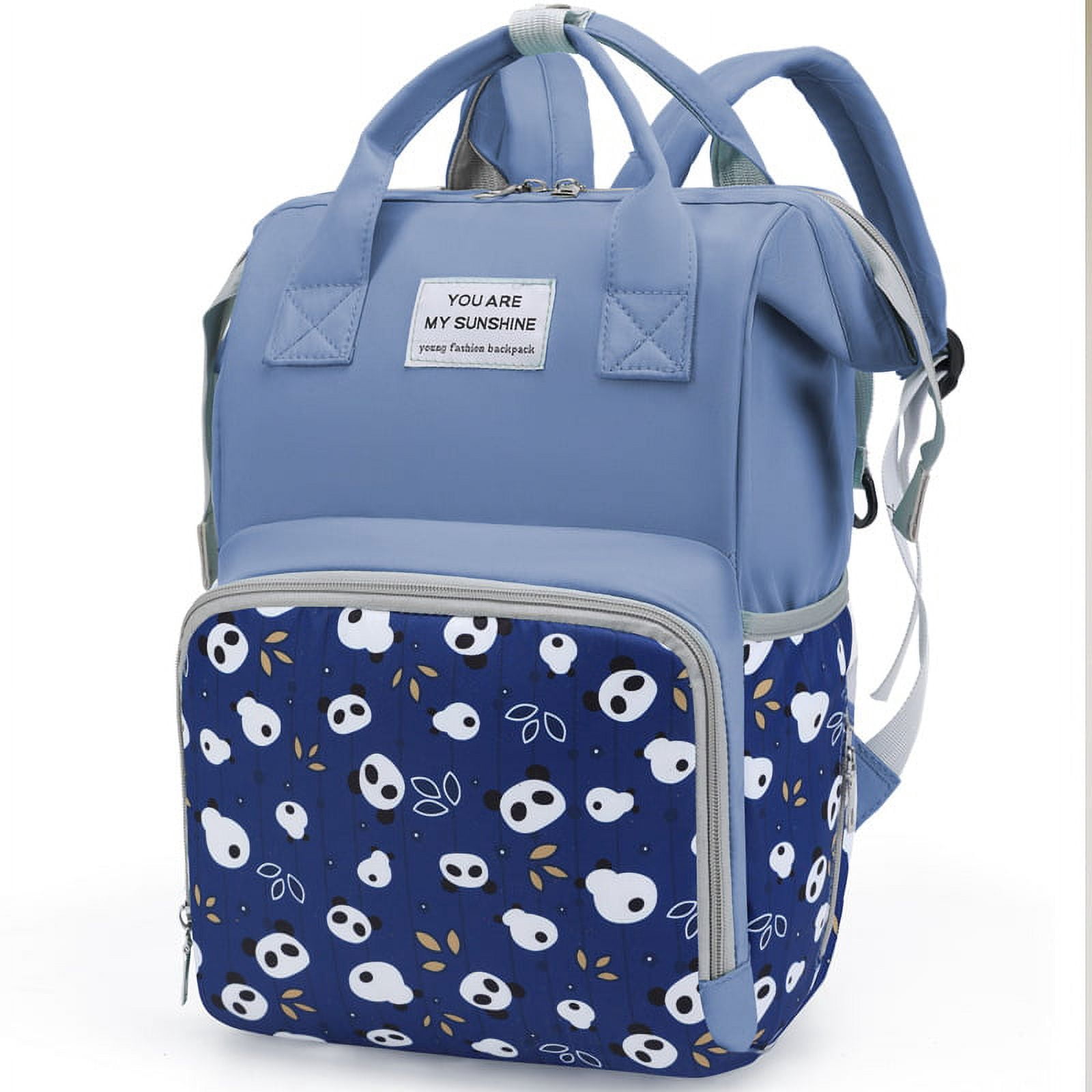 Fashion Printed Mummy Bag Multi-function Large Capacity Anti-sprinkling Maternity Baby Changing Bags Baby Stroller Backpack Travel Backpack Diaper Changing Backpack