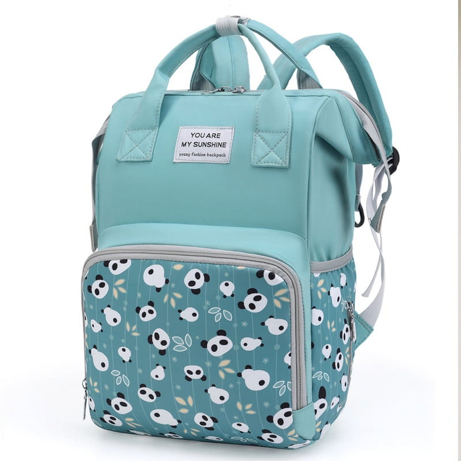 Fashion Printed Mummy Bag Multi-function Large Capacity Anti-sprinkling Maternity Baby Changing Bags Baby Stroller Backpack Travel Backpack Diaper Changing Backpack