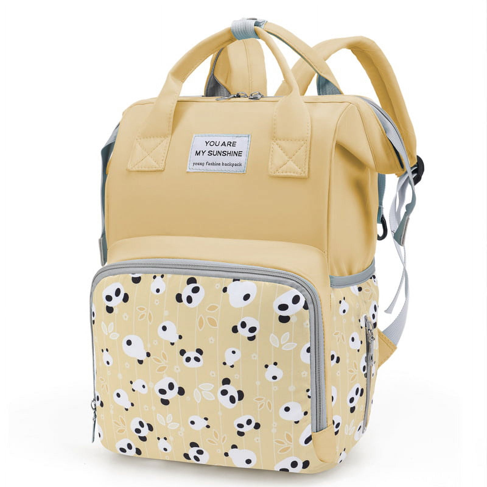 Fashion Printed Mummy Bag Multi-function Large Capacity Anti-sprinkling Maternity Baby Changing Bags Baby Stroller Backpack Travel Backpack Diaper Changing Backpack