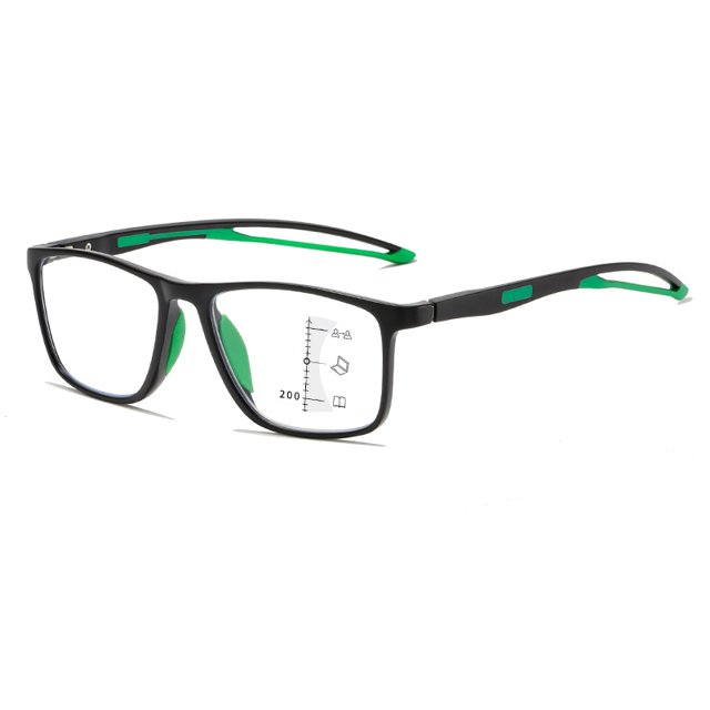 Fashion Progressive Multifocal Eyeglasses Trendy Blue Light Blocking