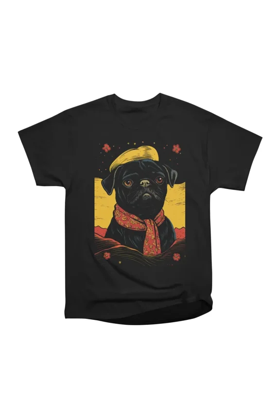 Fashion Pug T-Shirt Tee Gift For Him Merch For Her Apparel For Friend