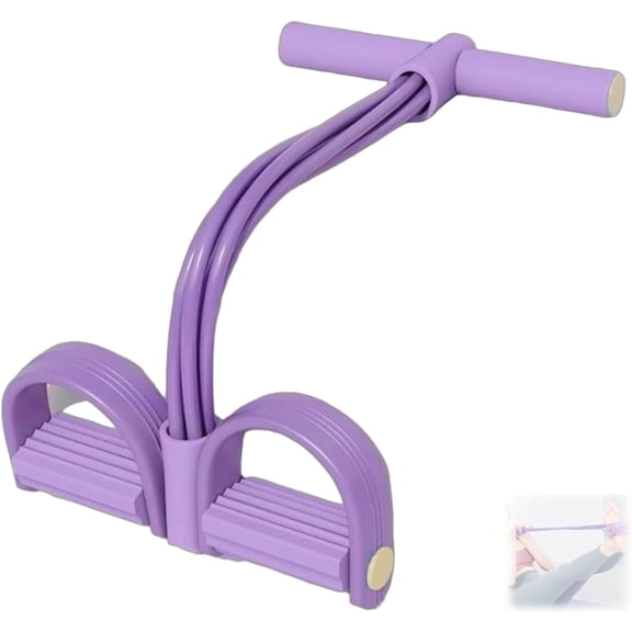 Fashion Puller Exercise, 21-Piece Resistance Band Set with 6 Tube Pedal Ankle Pullers, Adjustable Tension for Arm, Leg & Full-Body Strength Training at Home