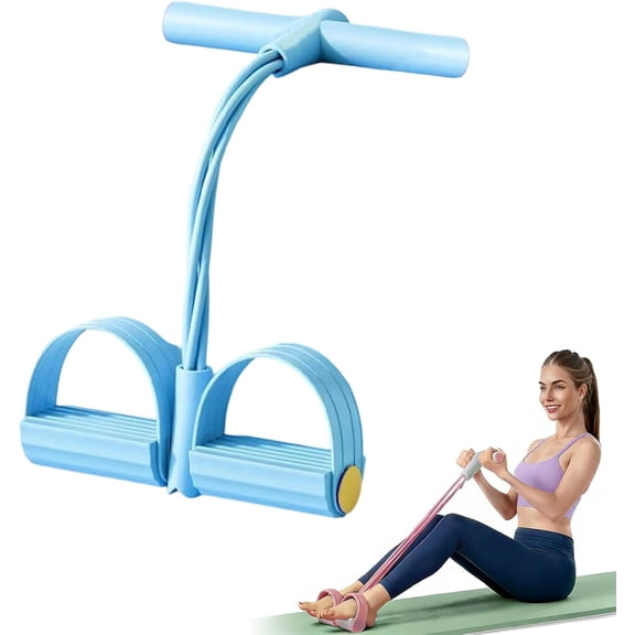 Fashion Puller Exercise, 4/6/8-Tube Pedal Resistance Device, Adjustable Pedal Resistance Device with Handles for Full Body Workout, Home Fitness Equipment for Legs, Arms, Core Training