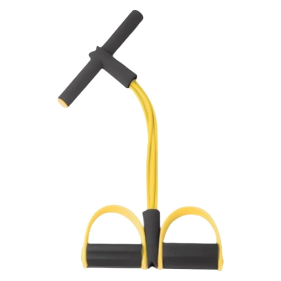 Fashion Puller Exercise, 4-Tube Pedal Resistance Device, Pedal Resistance Band with Handle, Detachable and Adjustable Pedal Resistance Device, Stretching Workout Fitness Bands