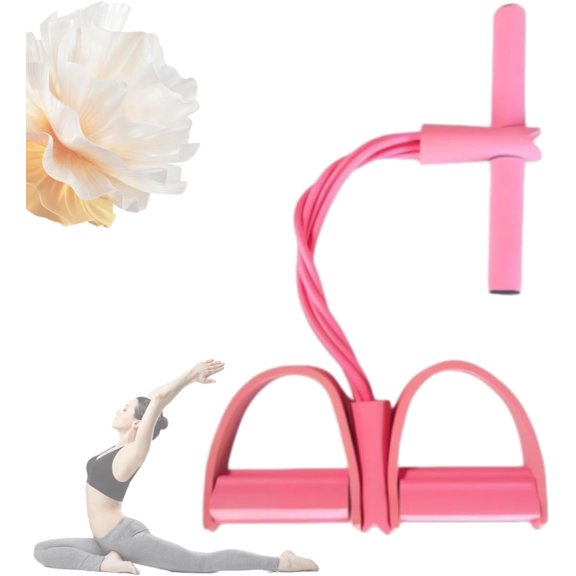 Fashion Puller Exercise, 8-Tube Pedal Resistance Device -Detachable and Adjustable Pedal Resistance Device, Stretching Workout Fitness Bands