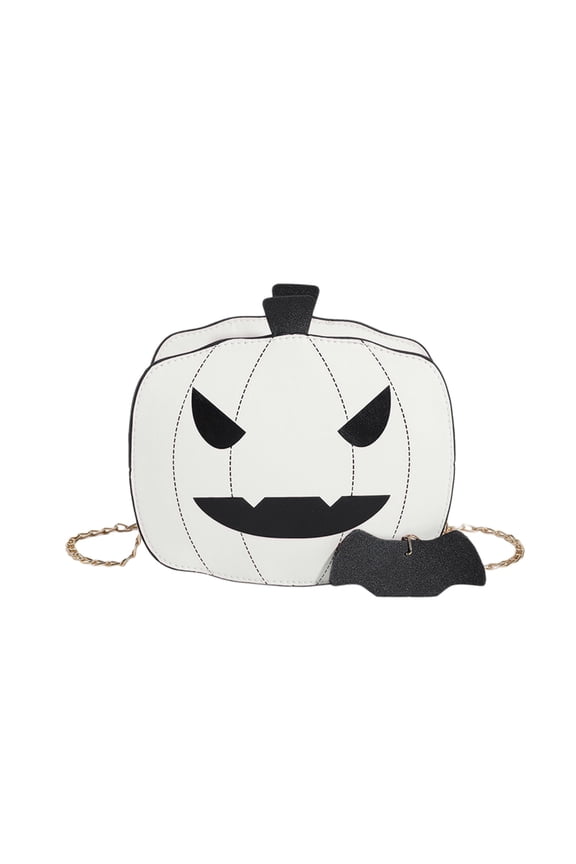 Fashion Pumpkin Shape PU Leather Shoulder Bag - Chain Crossbody Purse for Women's Daily Commute, Secure Zippered Compartments Holder, Elegant Work Café Casual Accessory