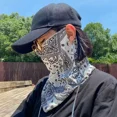 thumbnail image 1 of Fashion Punk Sunscreen Mask For Men Women Summer Face Neck UV Protection Ear Scarf Hip Hop Outdoor Sports Cycling Bandana Scarfs, 1 of 10