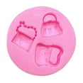 thumbnail image 1 of Fashion Purse Silicone Mold with 3 Shapes, 1 of 1