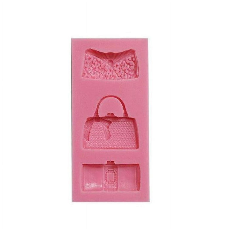 Bakell Fashion Purse Silicone Mold, Size: 4 x 1, Pink