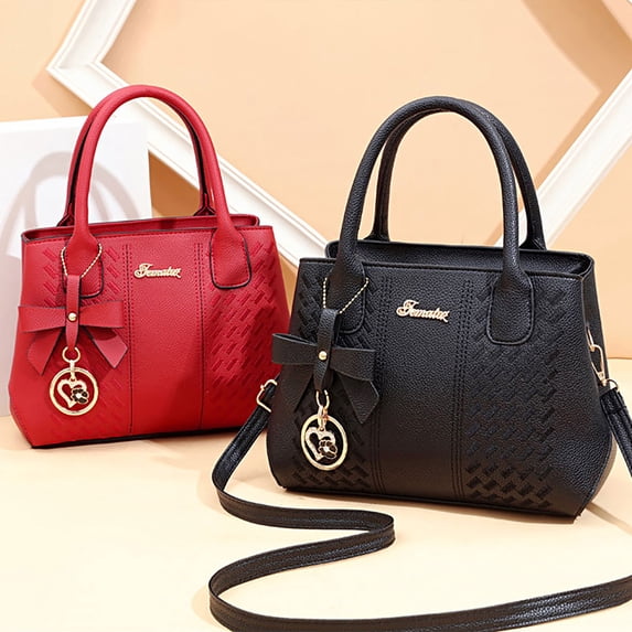 Fashion Purses and Handbags for Women Ladies PU Leather Top Handle Satchel Shoulder Tote Bags