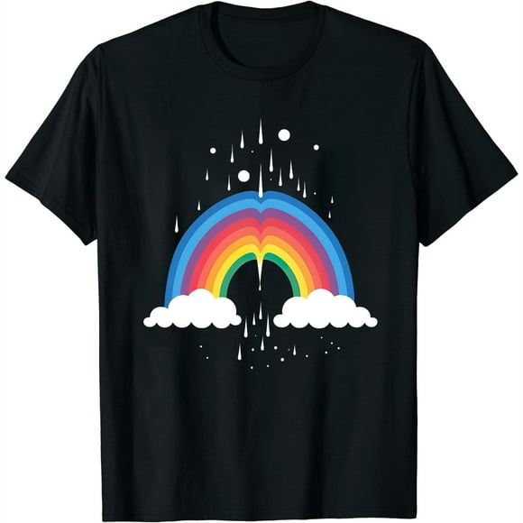 Fashion Rainbow Graphic T Shirt