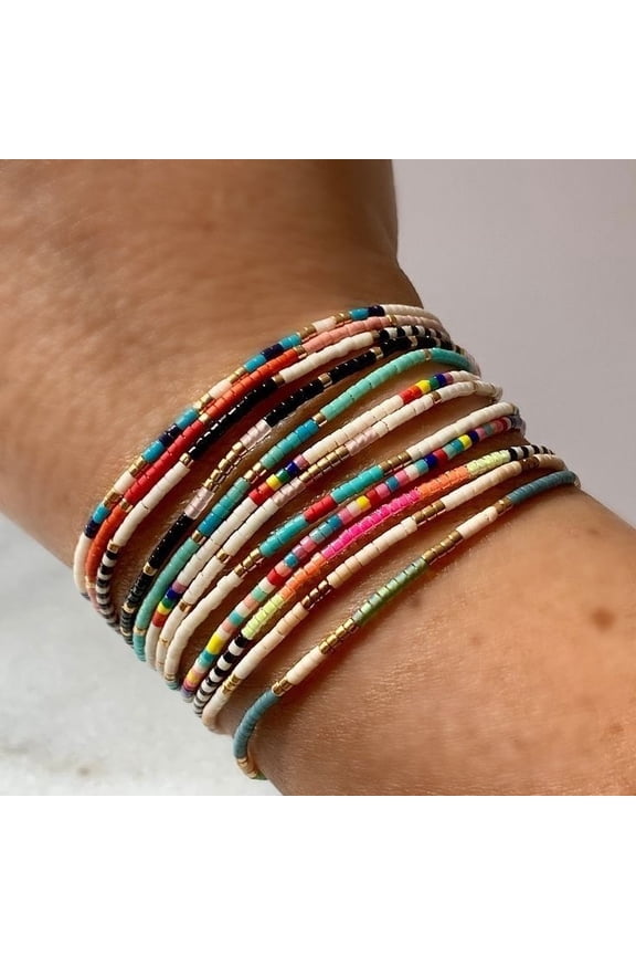 Fashion Rainbow Retro Set Women's Bracelet