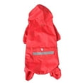 thumbnail image 1 of Fashion Raincoats for Dogs, Red - Large, 1 of 1