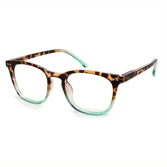 Fashion Reading Glasses for Women, Women's Sexy Leopard Print Reading Glasses, Ultra Light Anti Blue Light