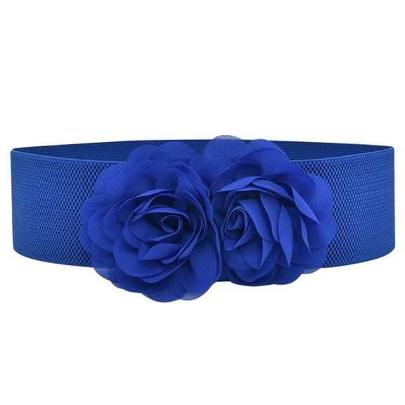Fashion Red Elastic Waistband Female Waist Belt Lady Bow Waistbands Solid Black White Yellow Wide Belt Faux Leather Corset Belt