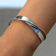 thumbnail image 1 of Fashion Red Eyed Snake Animal Bangle for Women Versatile Geometric Party Jewelry Single Silver Color Bracelet браслет 23498, 1 of 6