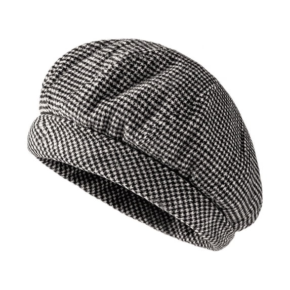Fashion Retro Beret Autumn And Winter Warm Outdoor Student Hat Dome Autumn Painter Octagonal Hat