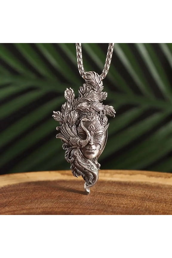 Fashion Retro Gothic Witch Pendant