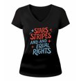 thumbnail image 1 of Fashion Retro Stars Stripes and Equal Rights T-shirt, 1 of 7