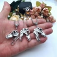 thumbnail image 1 of Fashion Retro Tyrannosaurus Rex Skull Necklace, 1 of 2