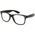 thumbnail image 1 of Fashion Retro Unisex Mens Womens Black Clear Lens Nerd Geek Glasses Eyewear, 1 of 1