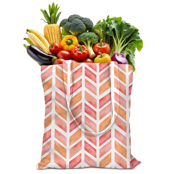 Fashion Reusable Shopping Tote Bag - Foldable Washable Spacious Bag for Grocery Shoppers