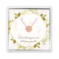 thumbnail image 1 of Fashion Rose Gold Necklace Jewelry Dainty Compass Pendant Necklace for Girfriend with Free Jewelry Gift Box, 1 of 3