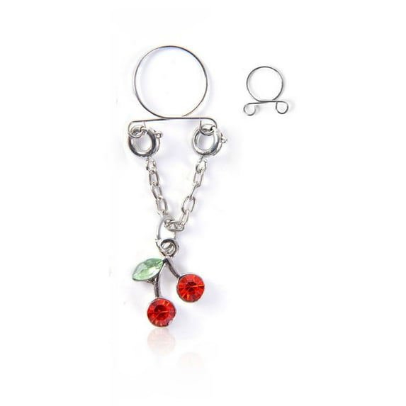 Fashion Round Fake Piercing Faux Nipple Fake Nipple Ring Non Piercing Non-Piercing Body Jewelry 5