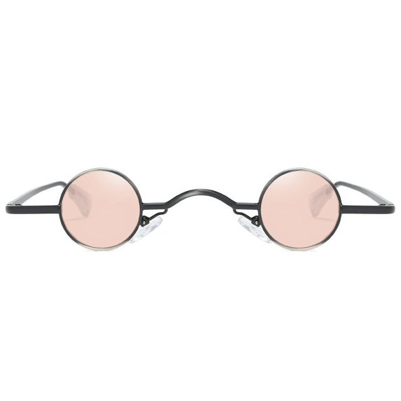 Fashion Round Shape Man Women Hop Sunglasses Glasses Shades Vintage Retro Metal Frame Oval Vintage Retro Deal with It Glasses Large for Women Oversized Reflective for Women That Will Come before Flip