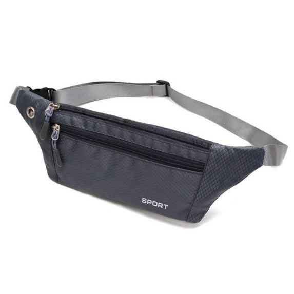 Fashion Running Bags Travel Sport Bags Waist Bum Bag Fanny Pack Chest Packs GREY