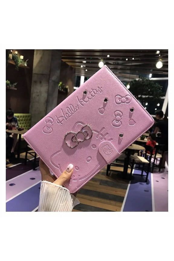 Fashion Sanrio Hello Kitty Case For iPad PU Leather Cover Holiday Gifts