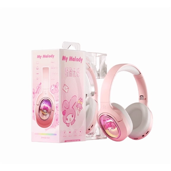 Fashion Sanrio Kuromi Bluetooth Headphones Hello Kitty Cartoon Wireless Earphones Cute Holiday Birthday Gifts