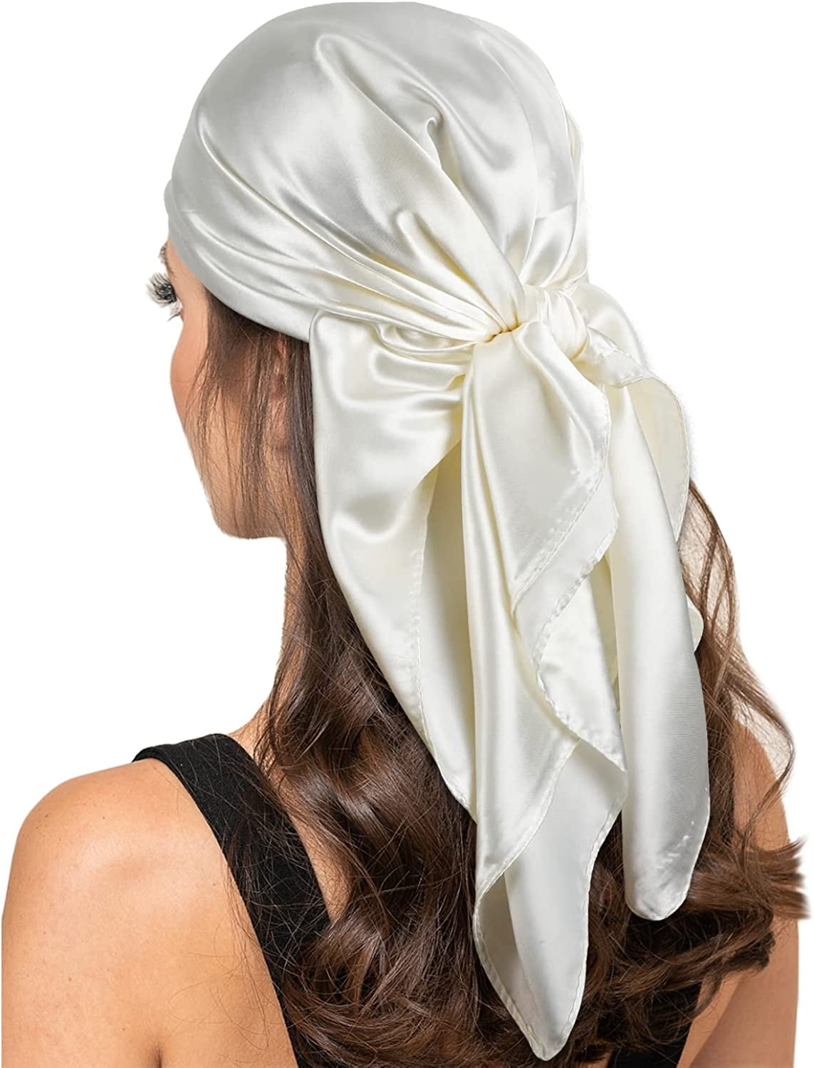 Red Silk Scarf Inches Silk Head Scarf For Women Men Bandanas