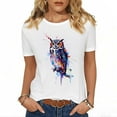 thumbnail image 1 of Fashion Saving LiMoi Basic Short Sleeve Tops for Woman Womens Tops Trendy T Shirts Graphic Tee Shirts New Arrivals Gifts for Women, 1 of 5