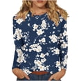 thumbnail image 1 of LiMoi Fall Shirt Womens Shirts 3/4 Sleeve Tops for Women Trendy Women's Work Blouses My Items, 1 of 5