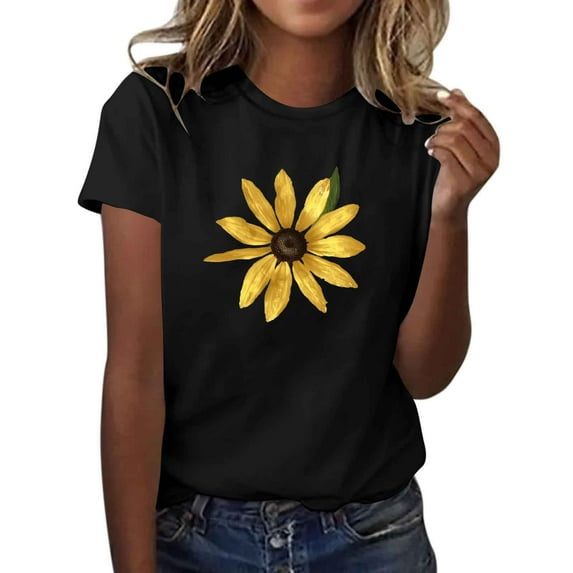 Fashion Saving LiMoi Shirts Short Sleeve Tshirts Shirts Womens Printed T Shirts Tee Shirts Loose Fit my order Gifts for Women