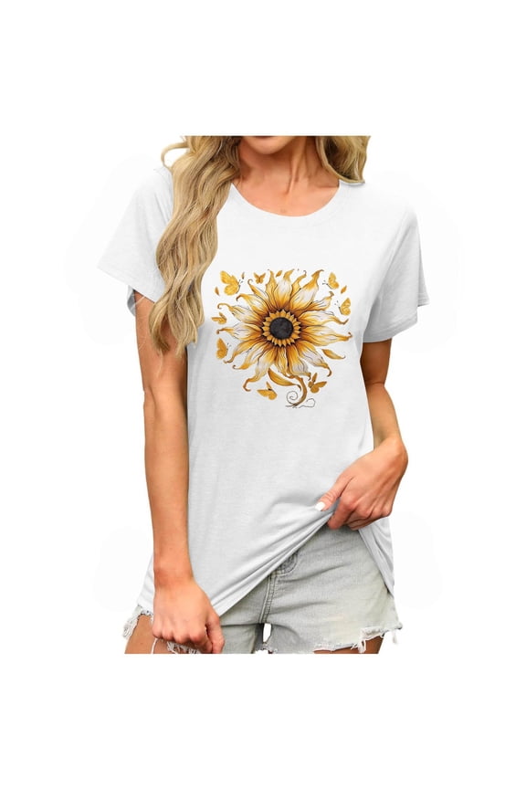 Short Sleeve Shirt Women Plus Size Womens Tops Casual V Neck Vintage Floral Tshirts Shirts Tshirts Shirts New Arrivals
