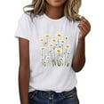 thumbnail image 1 of Fashion Saving LiMoi Short Sleeves Tops for Women Trendy Womens Tops T Shirts for Women Trendy Graphic Oversized Tops Reorders Gifts for Women, 1 of 5