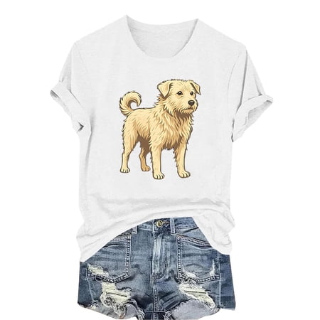 Fashion Saving LiMoi Short Sleeves Tops for Women Tshirts Shirts Vintage Tshirts Shirts for Women Graphic Oversized Tshirts for Women My Items