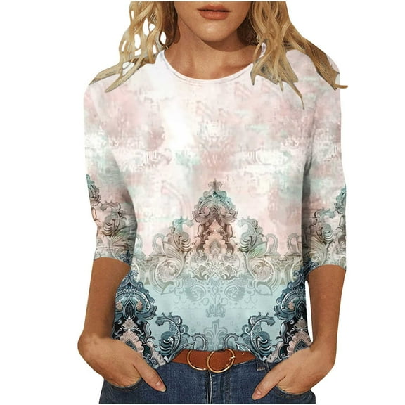 LiMoi Women Fall Shirts Womens Top Quarter Length Sleeve Tops for Women Plus Womens Blouses My Order