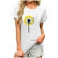 thumbnail image 1 of Fashion Saving LiMoi Women Short Sleeve Tops Plus Size Fitted Gym Tshirts Shirts for Women T Shirts for Women Loose Fit Graphic Plus Size Tops for Women my orders, 1 of 6