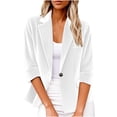 thumbnail image 1 of LiMoi Women's Fall Blouses with Sleeves Womens Shirts Scoop Neck Quarter Sleeve Tops Woman Women's Work Blouses My Order Gifts, 1 of 6