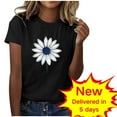 thumbnail image 1 of Fashion Saving LiMoi Womens Clothing Under 10 Dollars Short Sleeve Teen Tops T Shirts for Women Oversized Tshirts Graphic Funny Shirts Reorders, 1 of 6