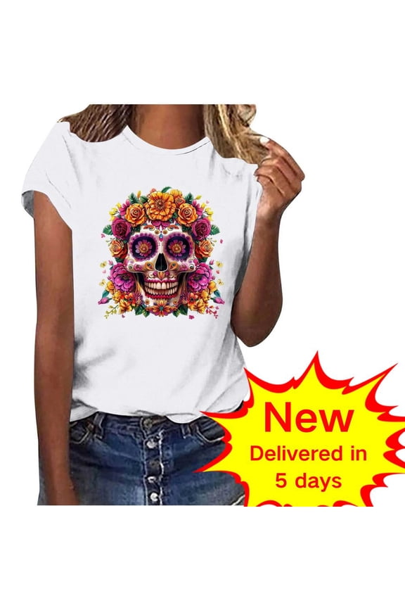 Fashion Saving LiMoi Womens Clothing Under 10 Dollars Womens Short Sleeve Tops Casual T Shirts for Women Tight T Shirts Graphic Shirt Items Ordered by Me