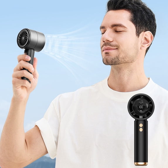 Fashion YZEGDCH Portable Handheld Mini Fan Personal Cooling Fan with Long Battery Life Outdoor Camping & Hiking Summer Travel Essentials