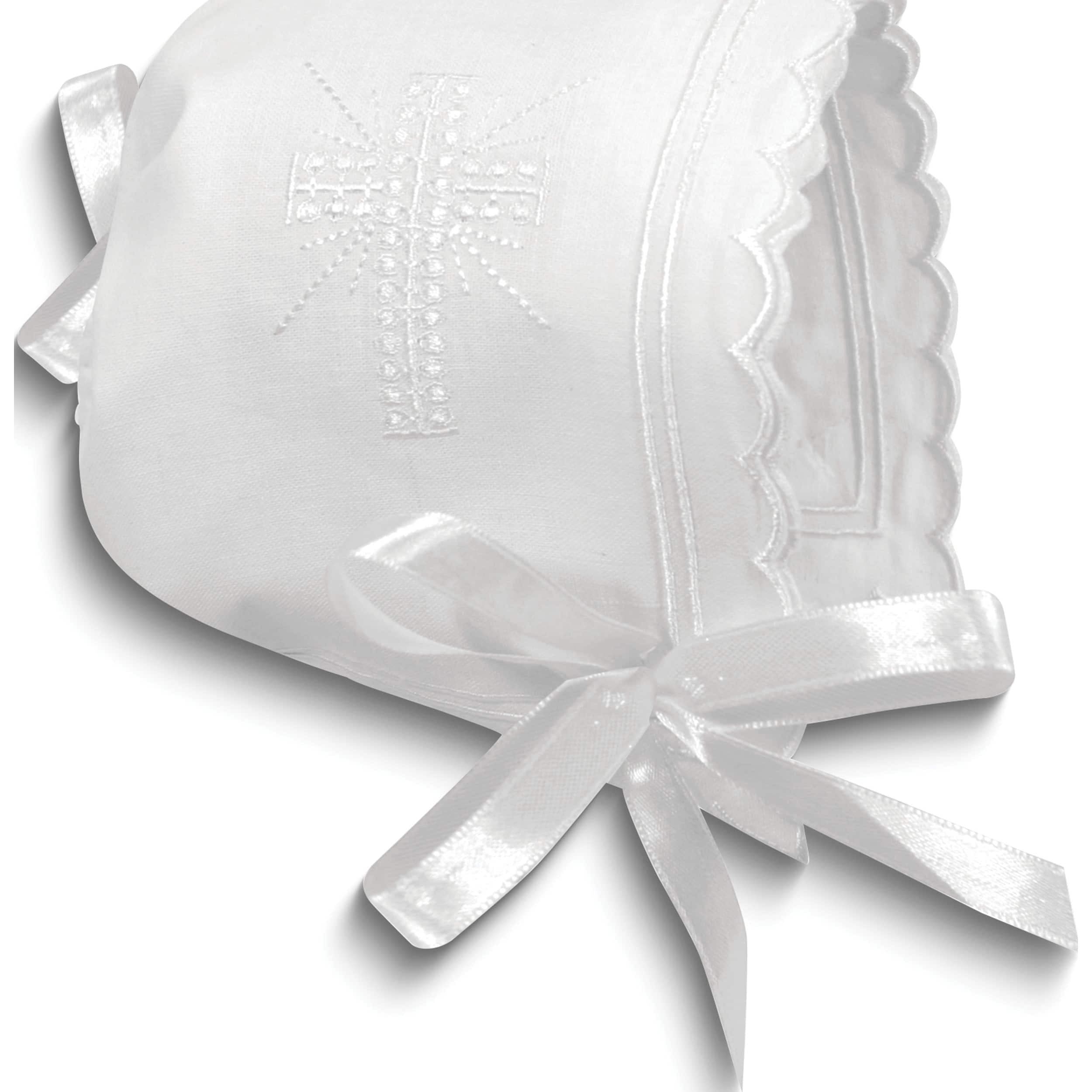 Fashion Scalloped Edge Bonnet With Cross Made In China gm20224