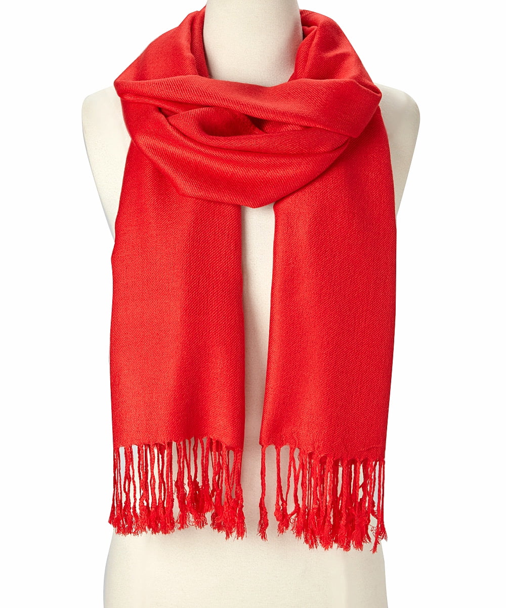 Fashion Women's Scarf Lightweight Long Scarfs Luxury Lady Classic Range  Pashmina Silk Solid colors Wraps Shawl Stole Soft Warm Scarves For Women 