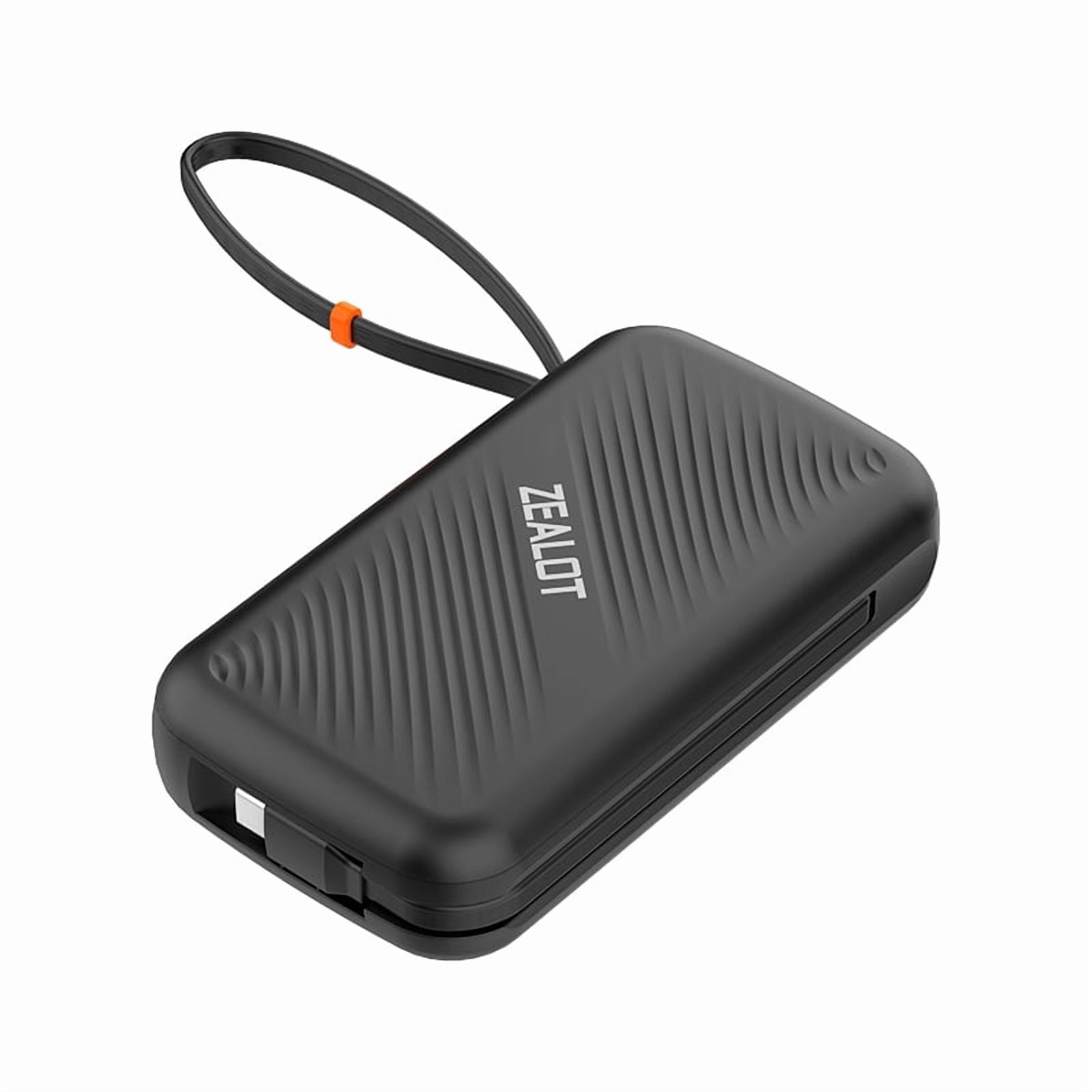 zealot Power Bank Portable 20000mAh in With USB C Cable External