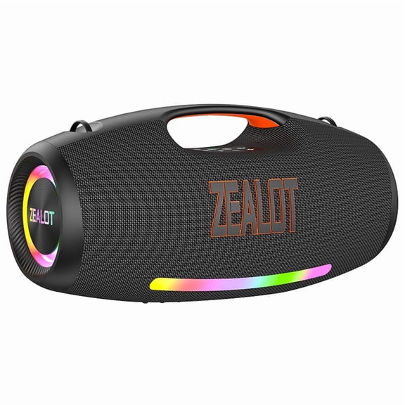 ZEALOT-S89 250W 48000mAh Waterproof Portable Loud Bluetooth Speaker, Wireless Outdoor Boombox SubwooferTriple Passive Radiators-Deep Bass